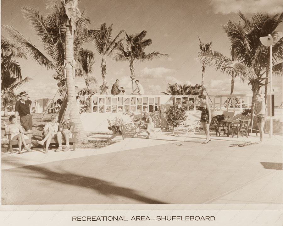 Recreational Area Shuffleboard